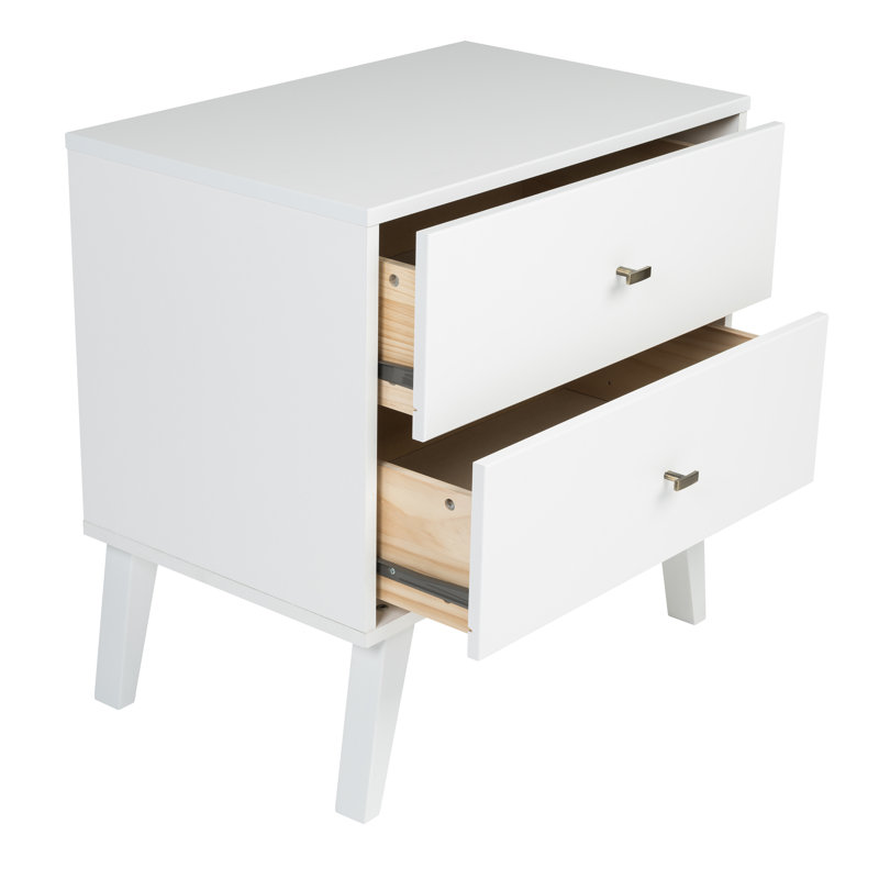 Mercury Row® Alyssa Manufactured Wood Nightstand & Reviews Wayfair